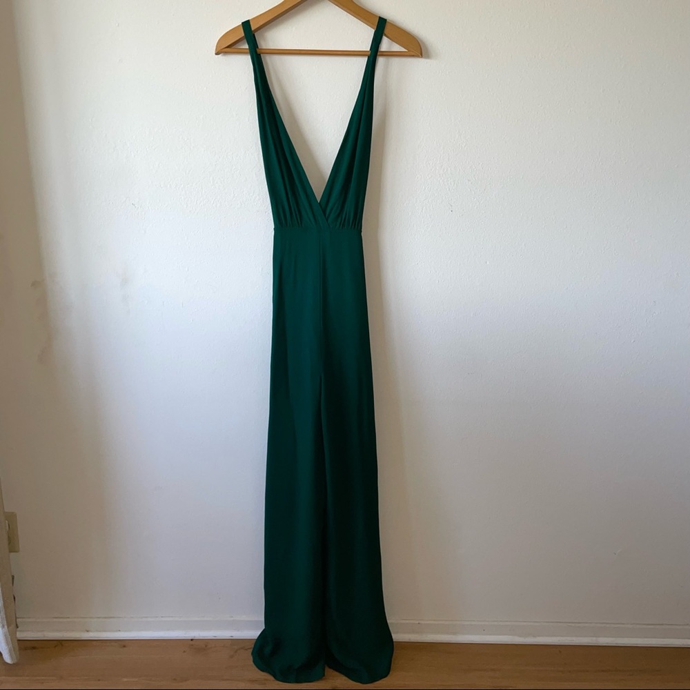 NWT Reformation Petite Sofi Jumpsuit - Emerald - Picture 6 of 15